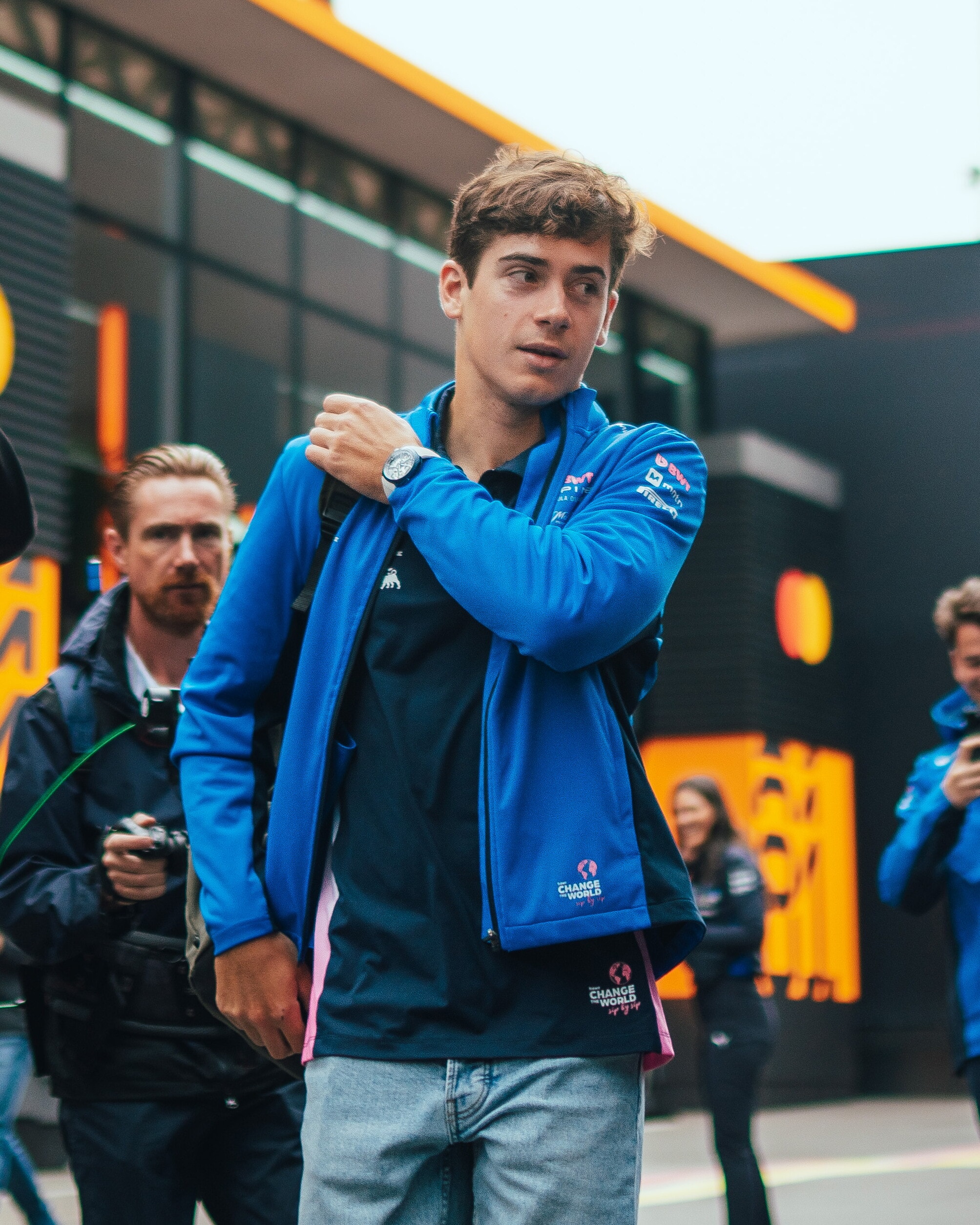 GP Belgio: l'arrivo dei piloti in circuito per il Media Day