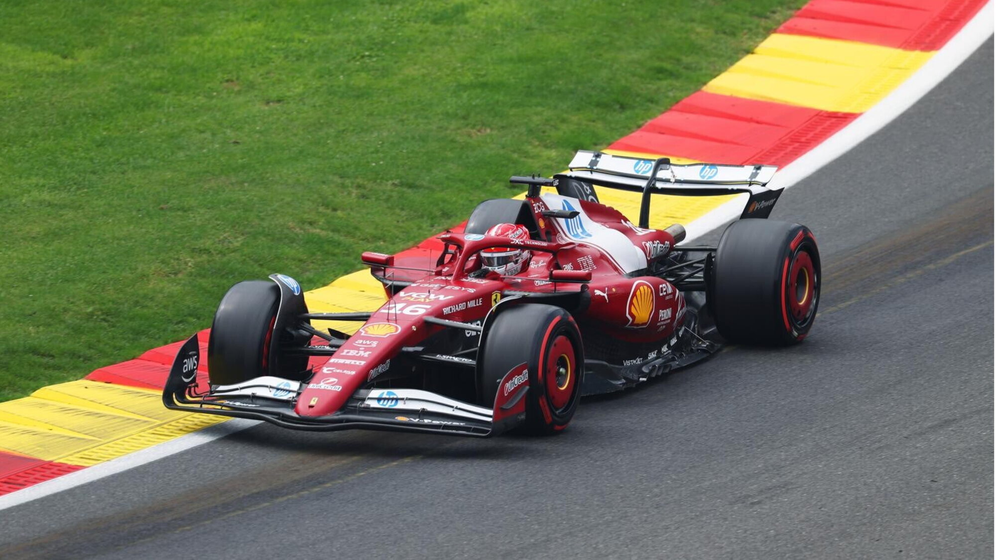 Leclerc terzo in Belgio: “Non me l’aspettavo, ho dato tutto”