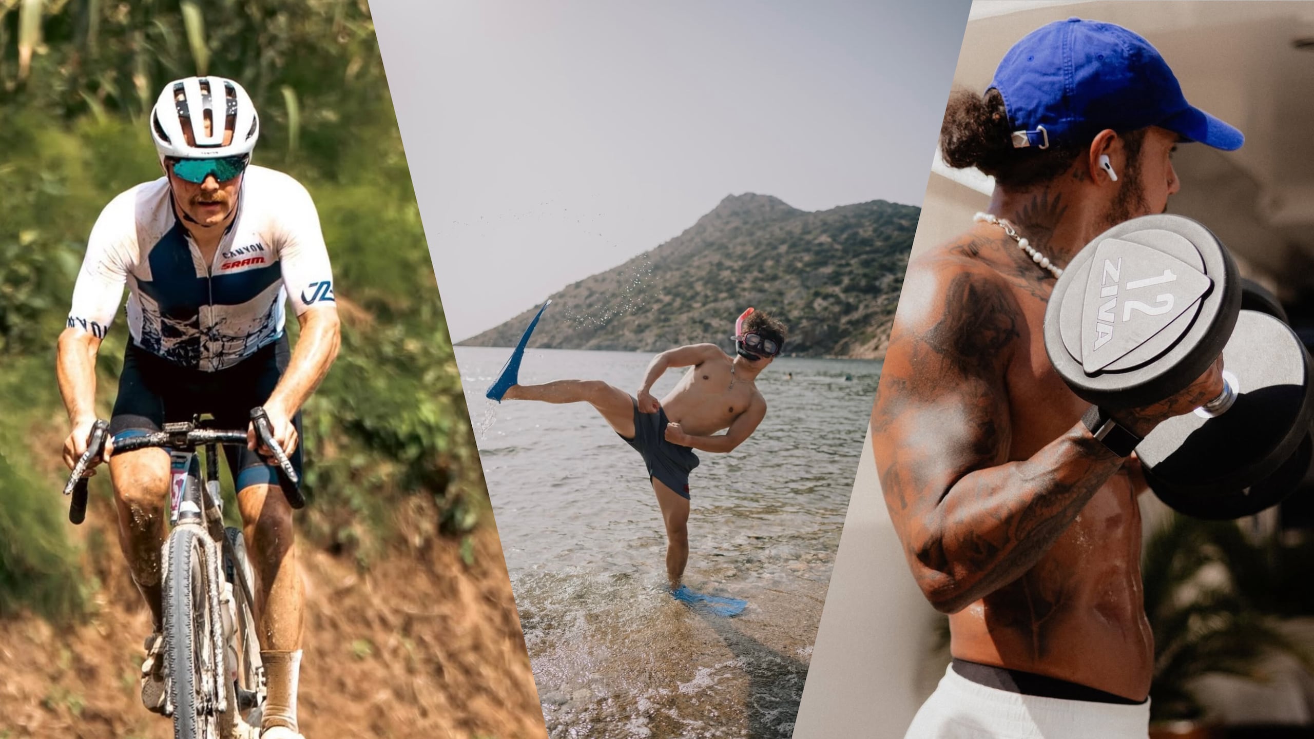 I piloti non si fermano neanche d’estate: ecco i loro sport preferiti