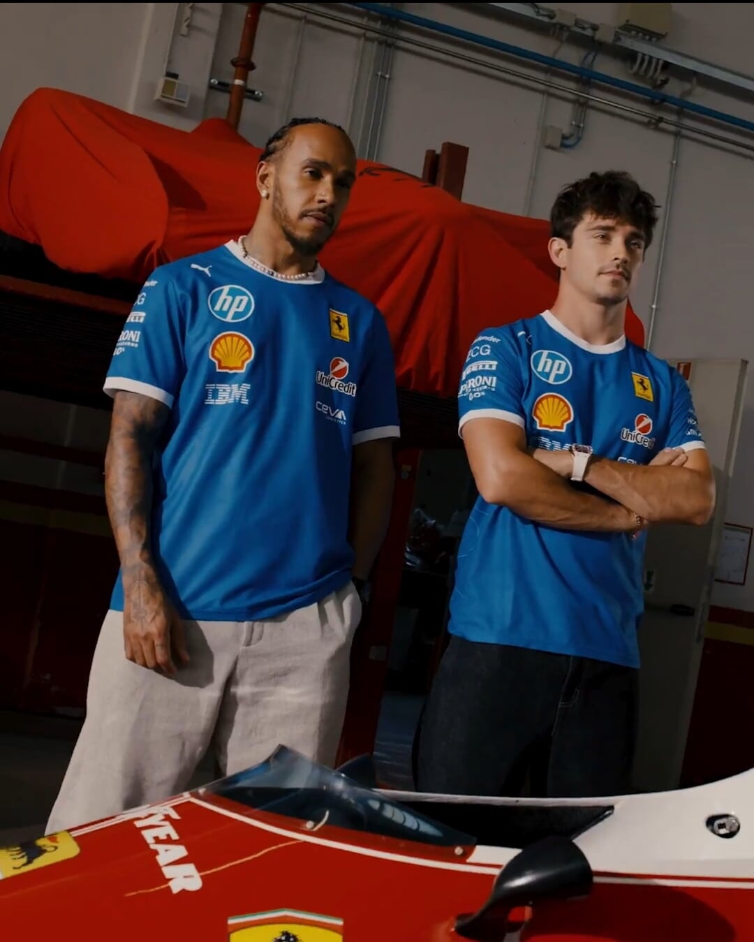 Ferrari: Leclerc e Monza in blu a Monza per celebrare il passato