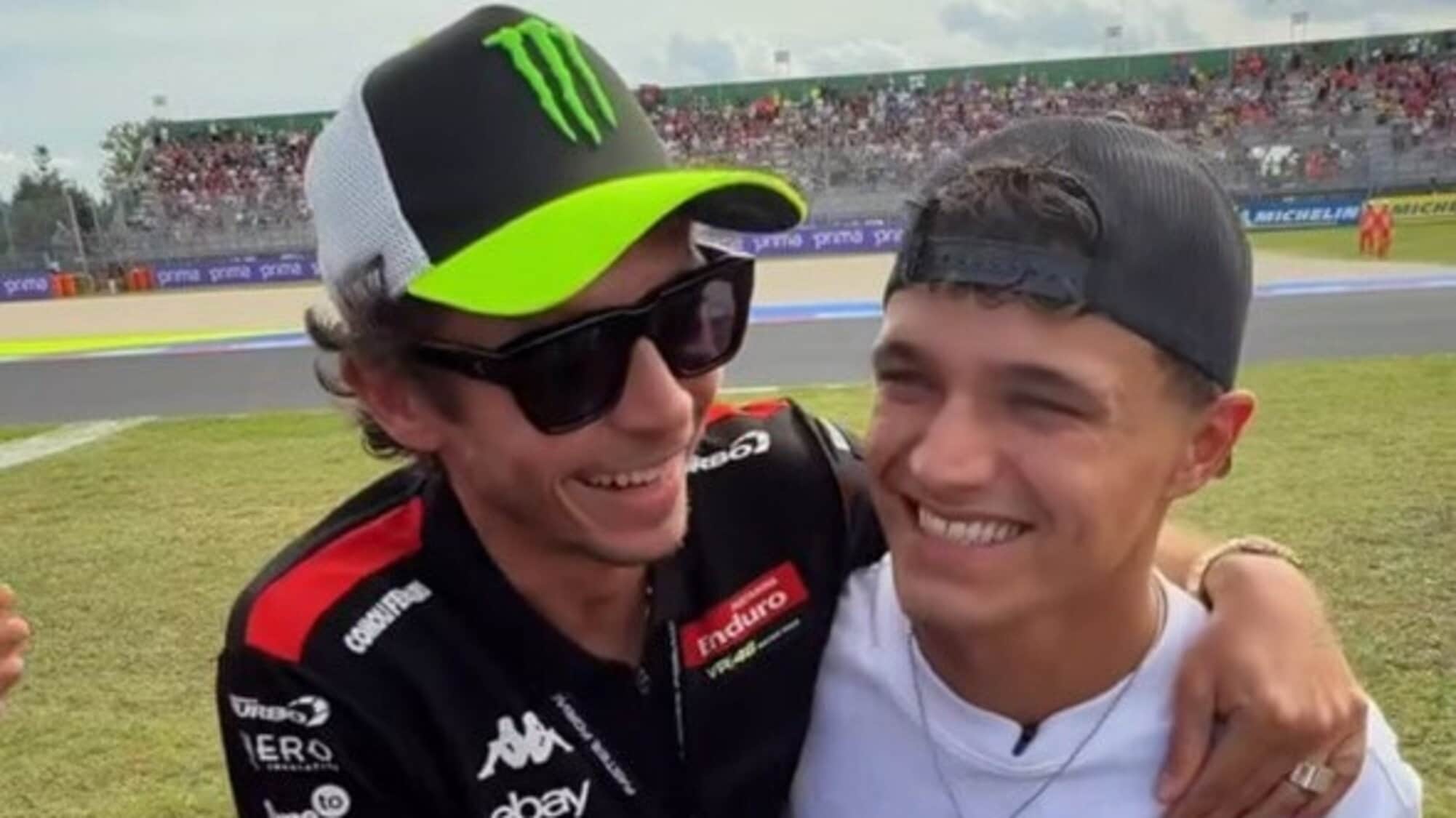 La F1 incontra le due ruote: Norris e Antonelli ospiti a Misano
