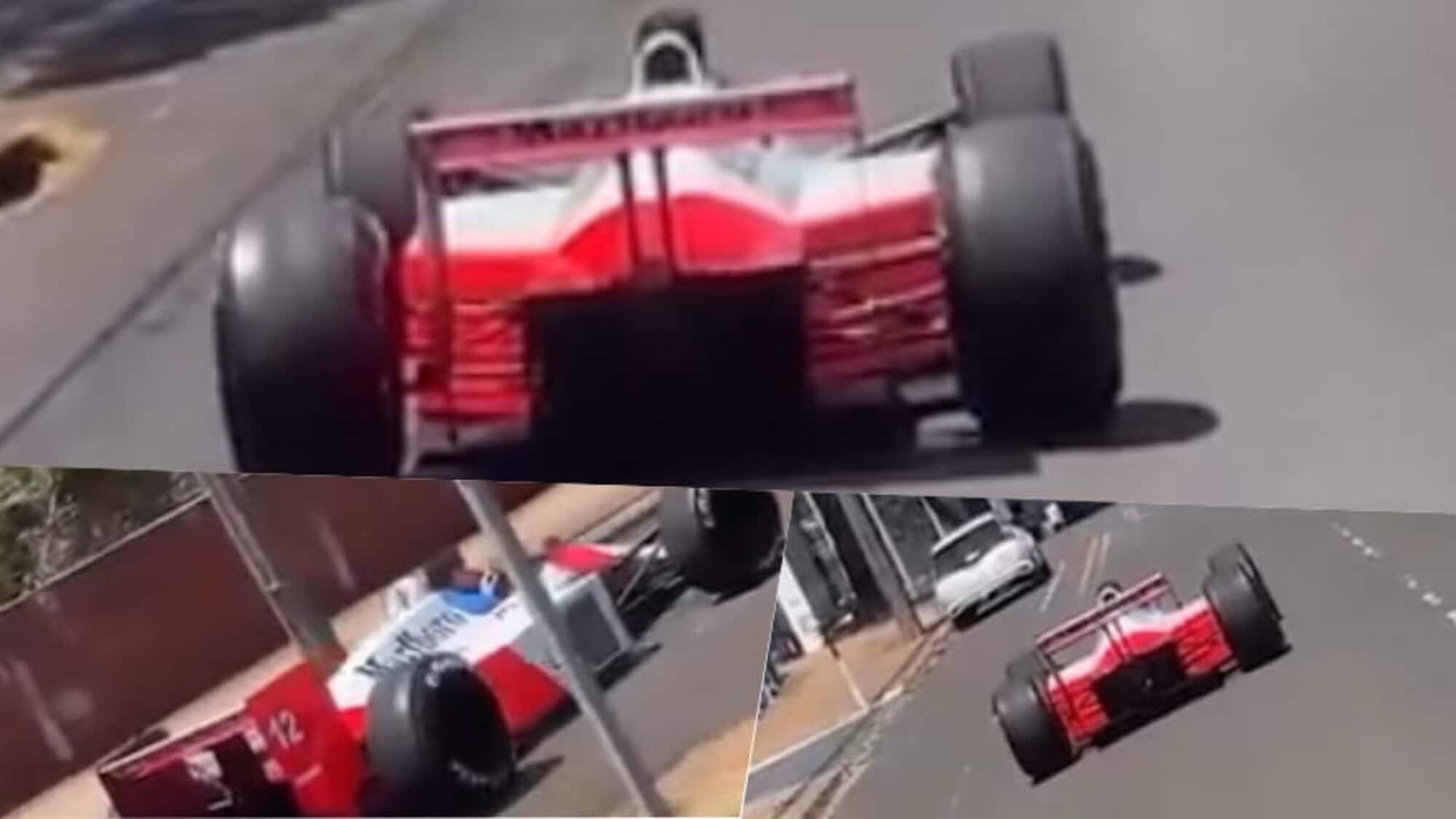 Brasile: ripreso un uomo al volante della (falsa) McLaren di Senna