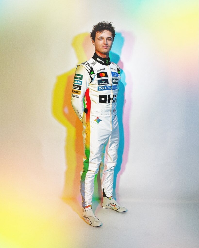 McLaren iridescente al COTA: livrea speciale per il team papaya