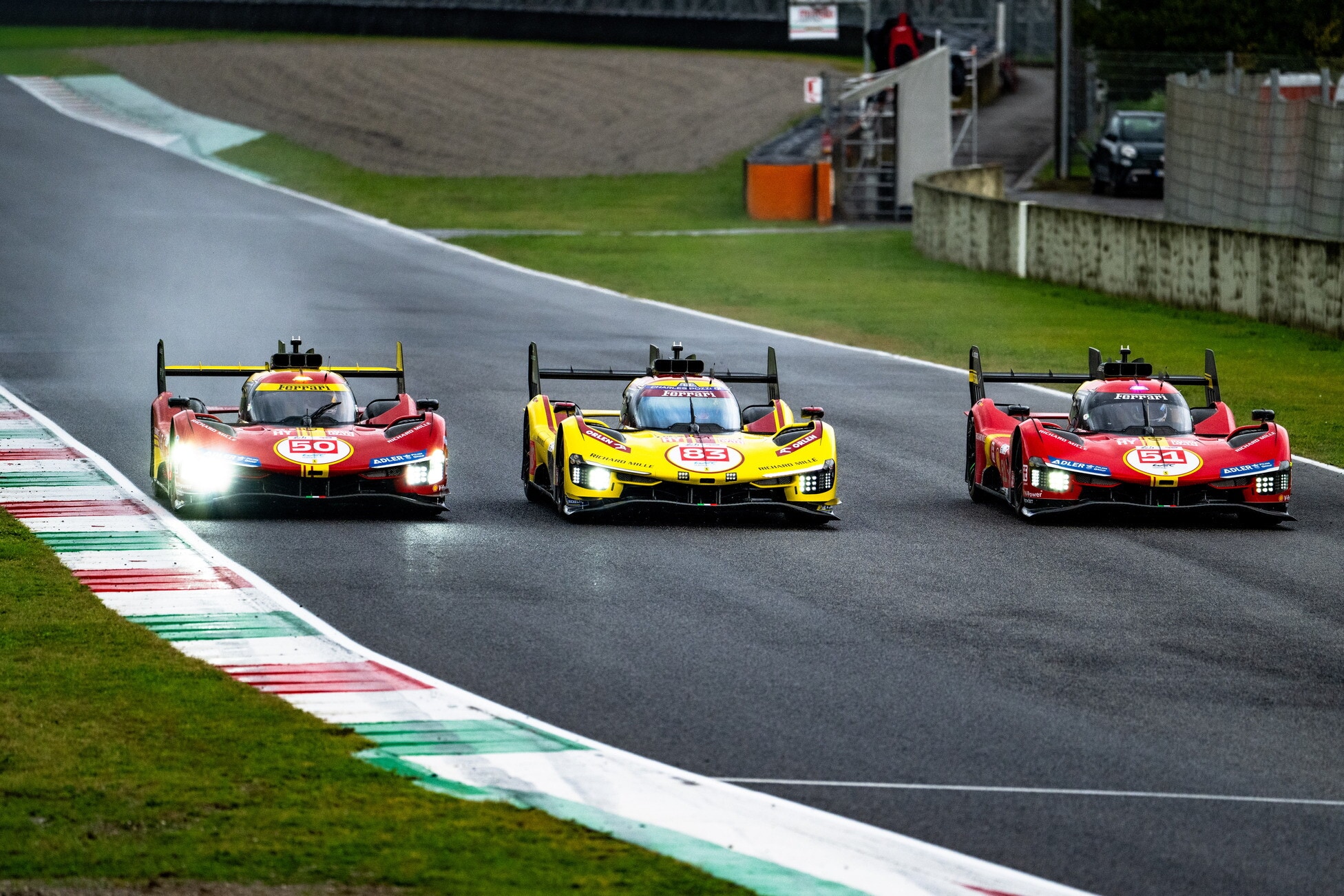 Ferrari, è show alle Finali Mondiali del Mugello con F1, GT, XX e Hypercar