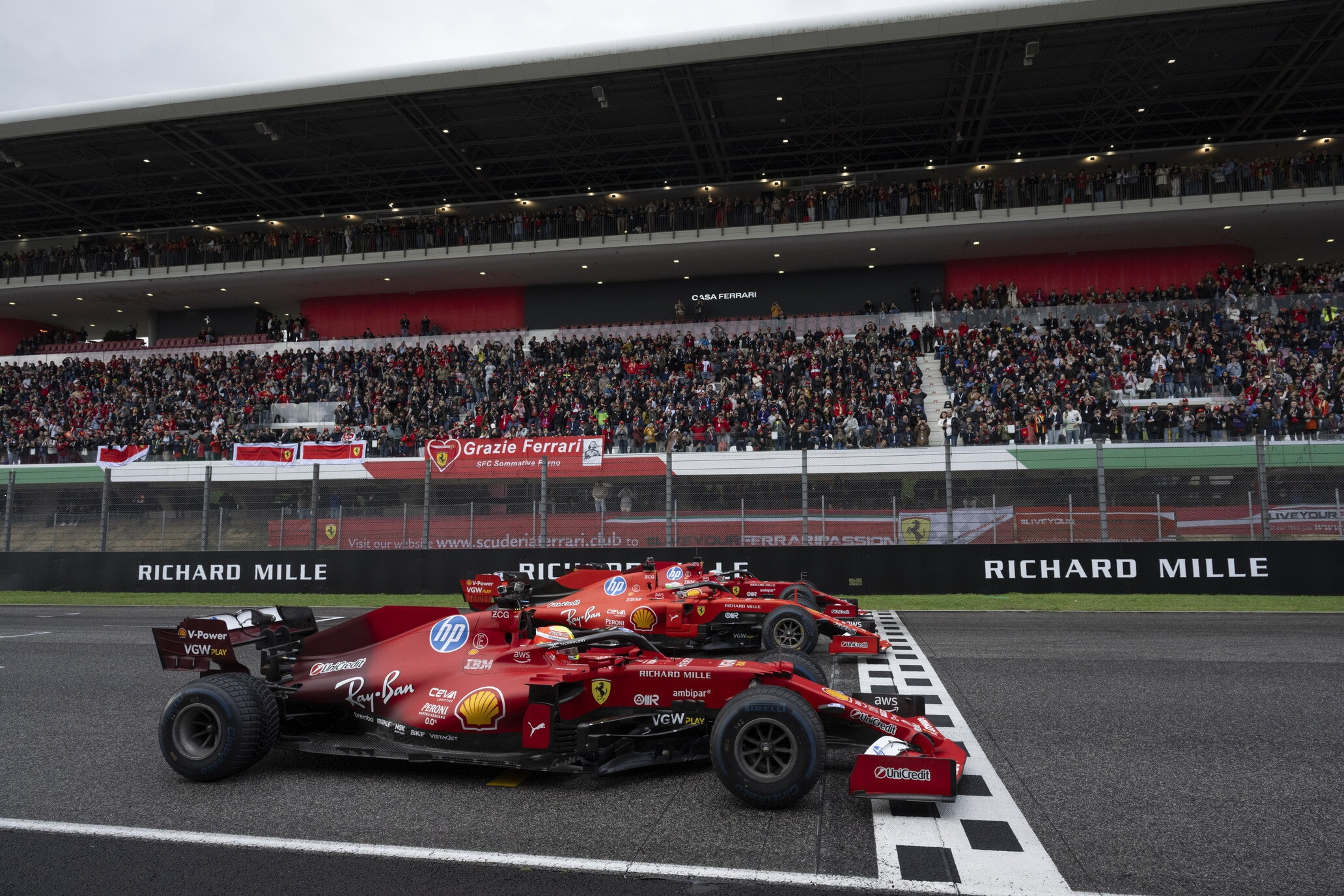 Ferrari, è show alle Finali Mondiali del Mugello con F1, GT, XX e Hypercar