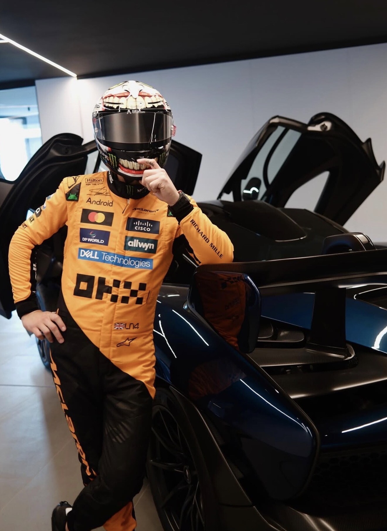 Norris e Quartararo: uno scambio per Halloween