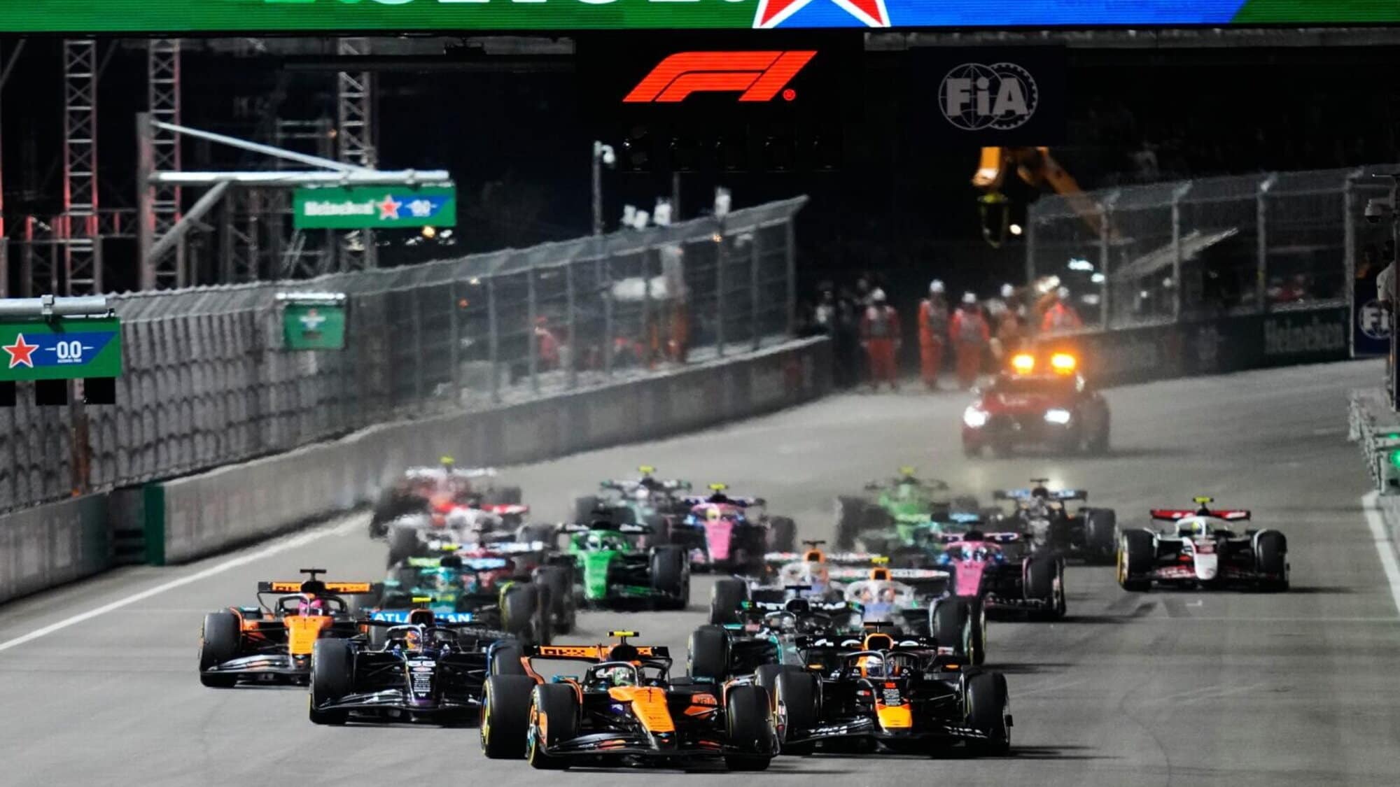 GP Las Vegas, che rischio! Marshall in pista durante la gara