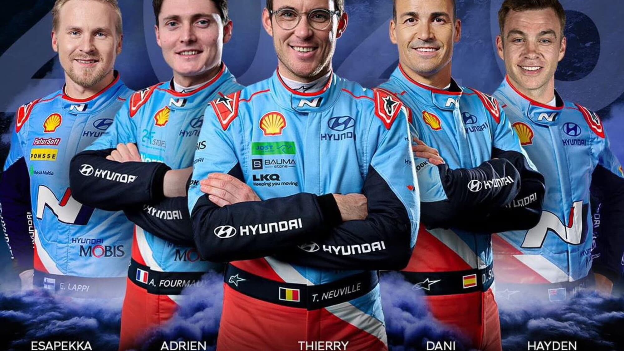 Lappi, Paddon e Sordo tornano in Hyundai