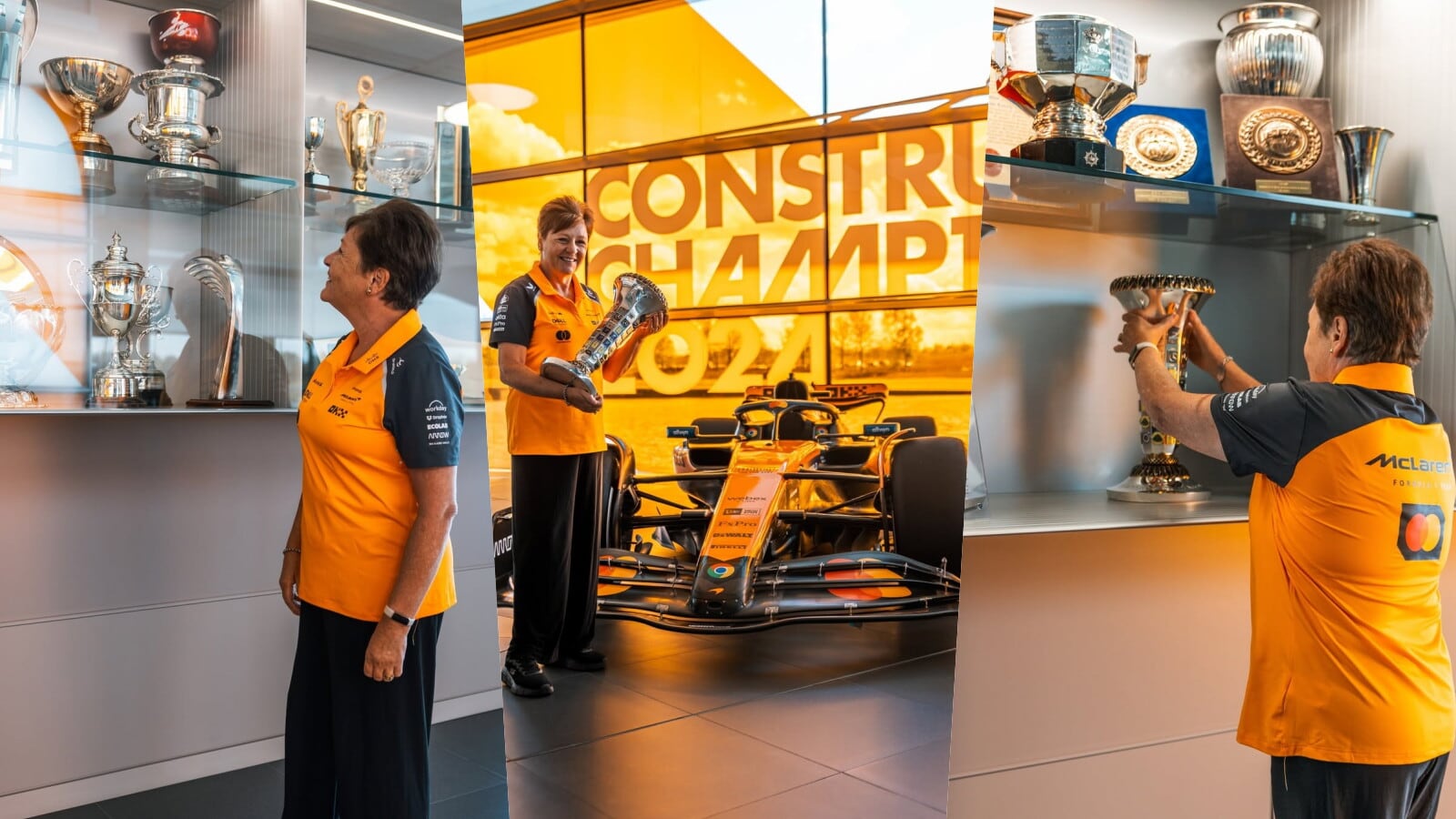 Amanda McLaren omaggia i risultati del team McLaren