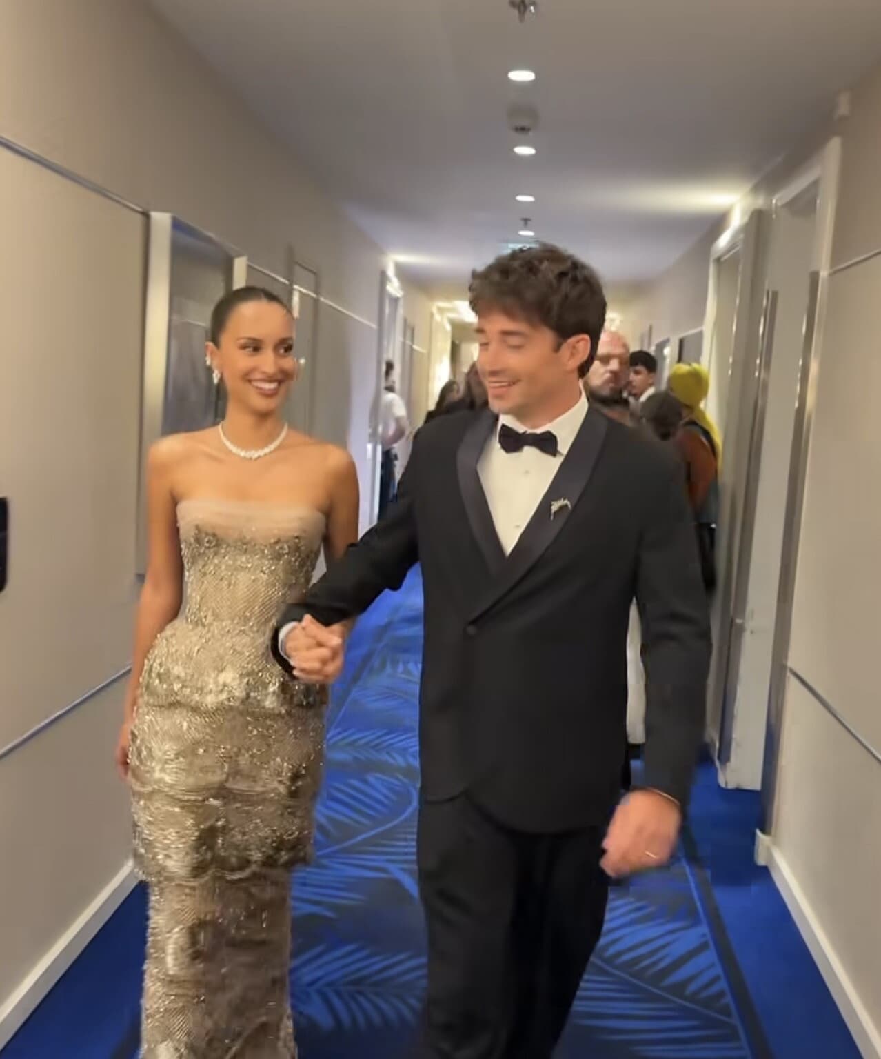 Leclerc e Sainz “divi” al Festival di Cannes