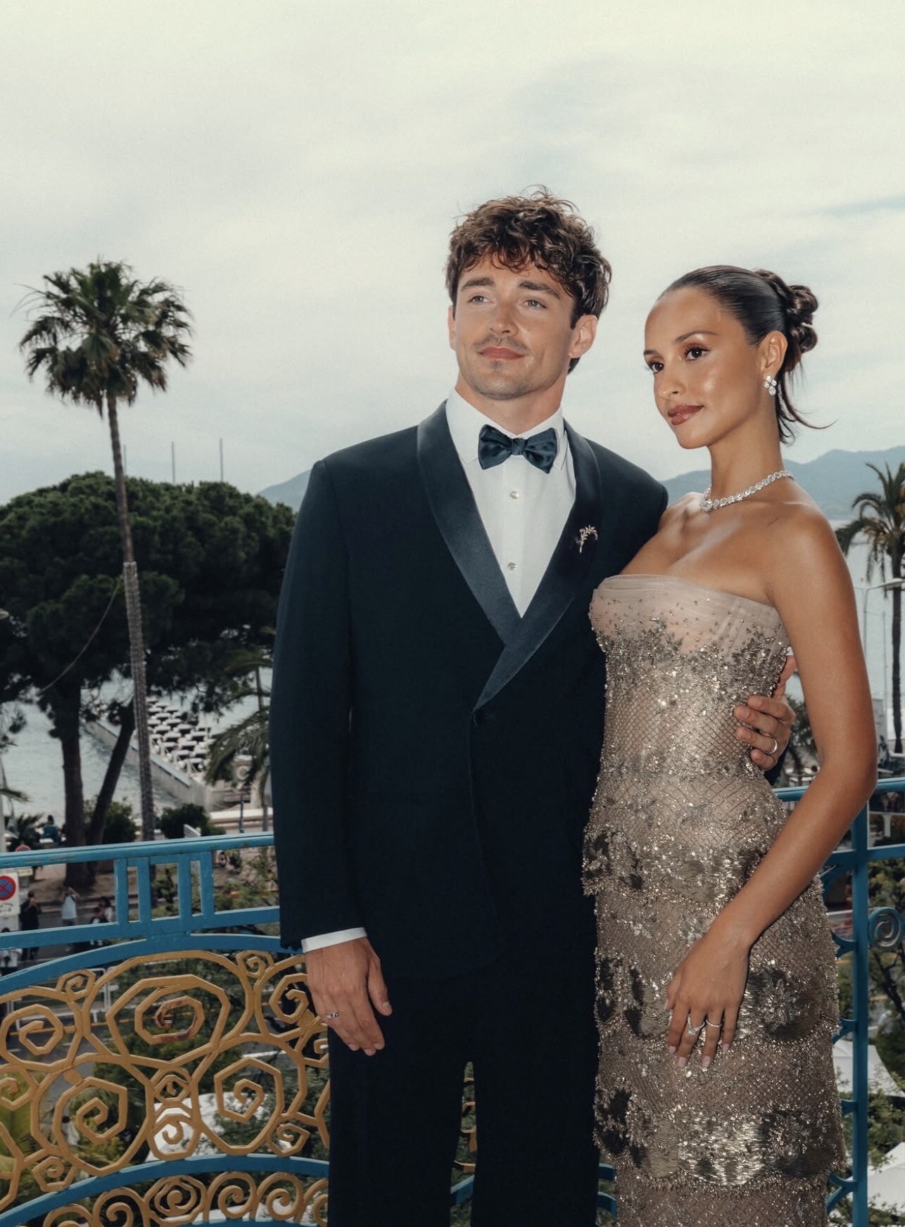 Leclerc e Sainz “divi” al Festival di Cannes