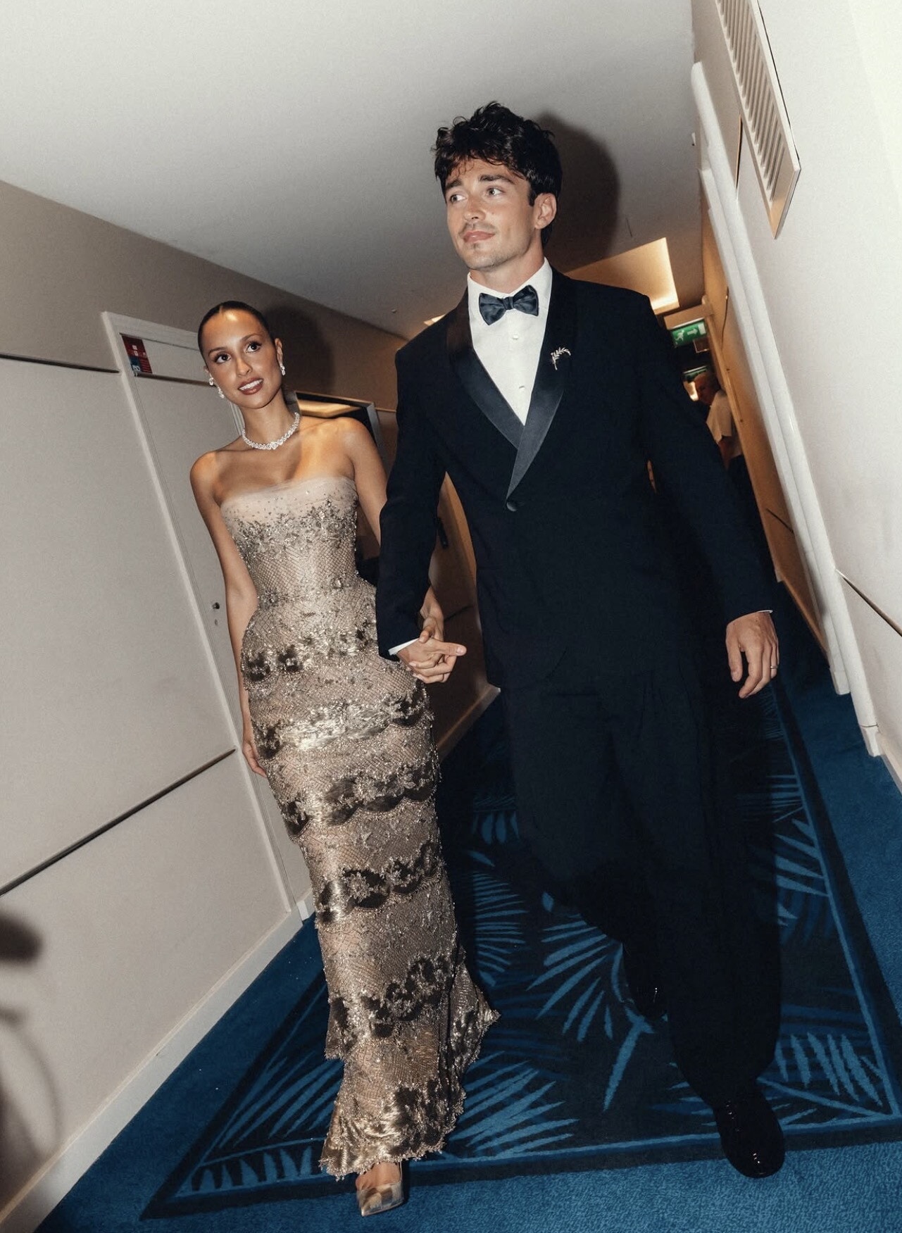 Leclerc e Sainz “divi” al Festival di Cannes