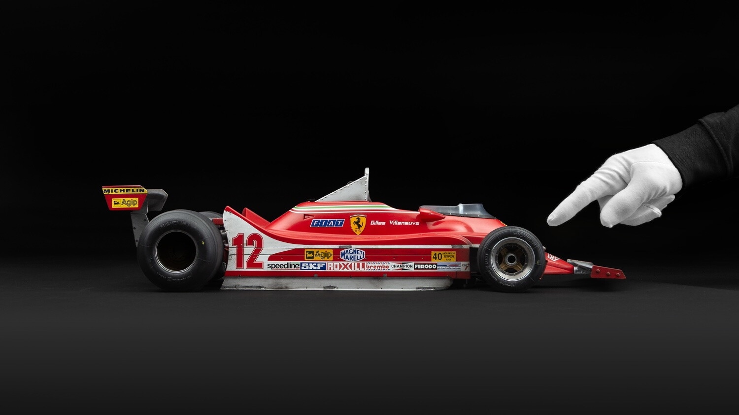 Villeneuve, la Ferrari 312 T4 può finire nel tuo salotto