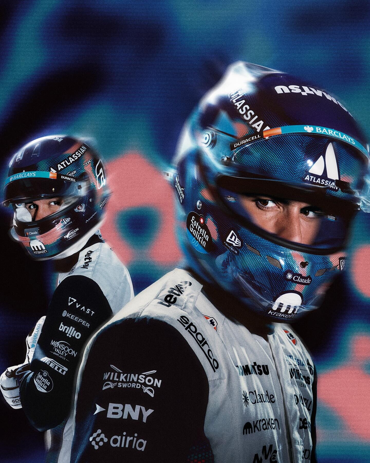 Da emozione a design: le nuove tute Williams per il GP di Monaco