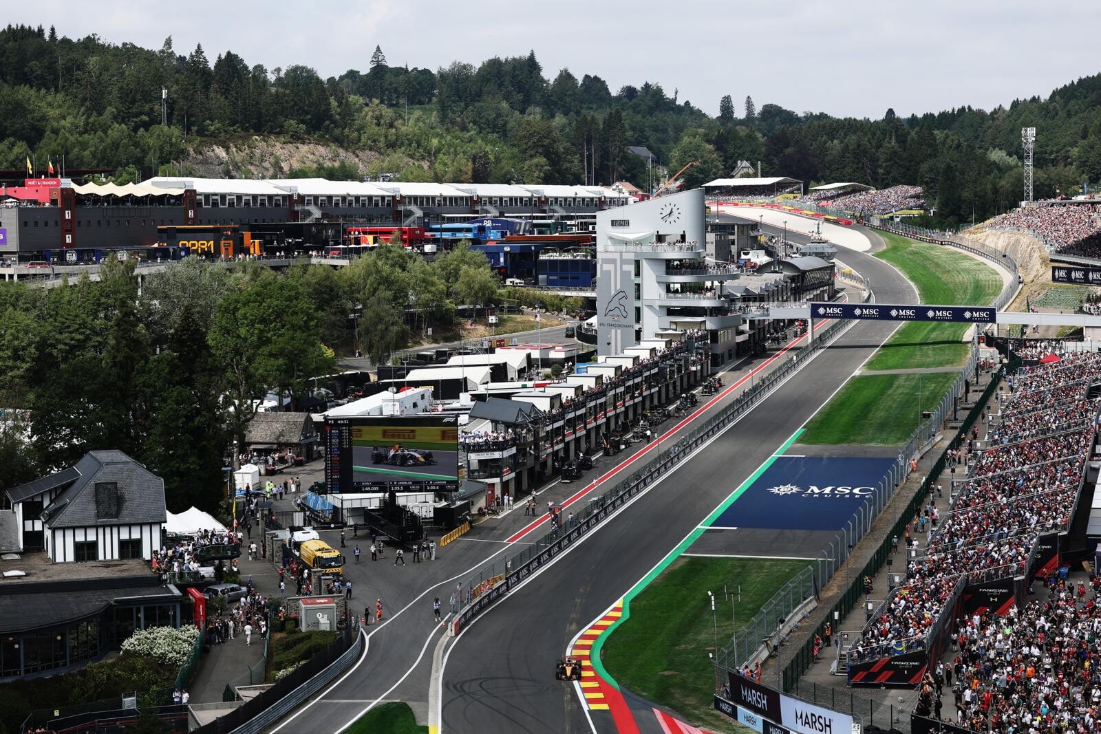 GP Belgio: la griglia di partenza a Spa