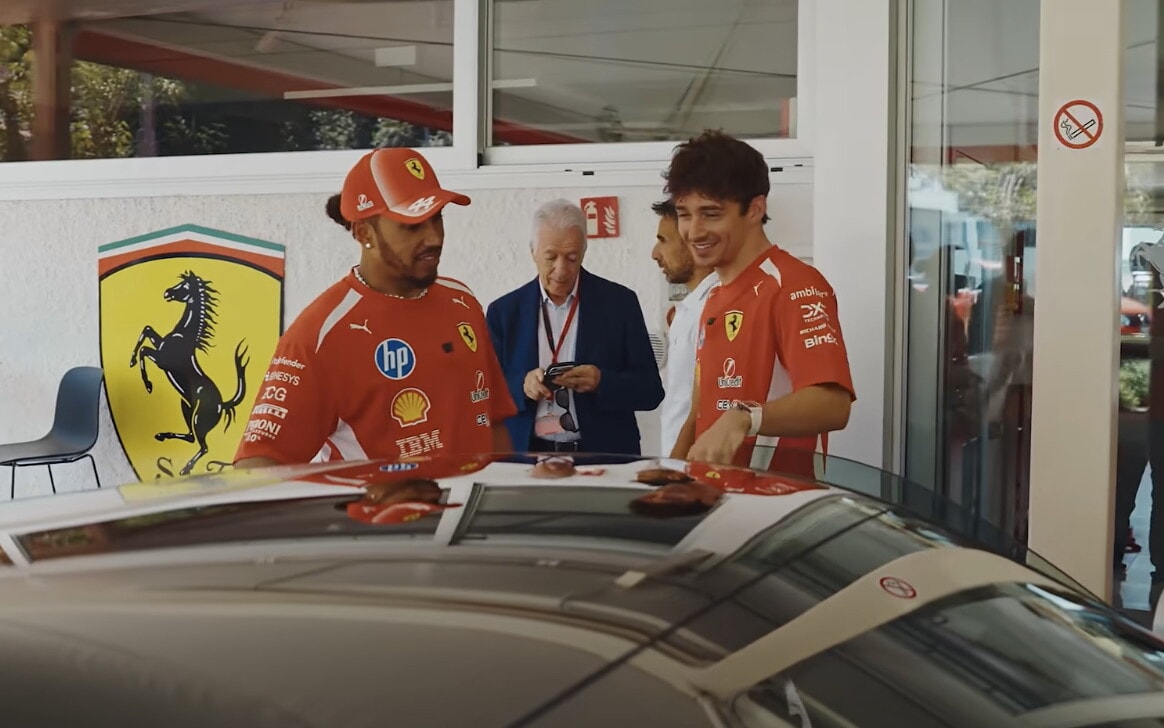 Hamilton e Leclerc provano nuova Ferrari Manuale