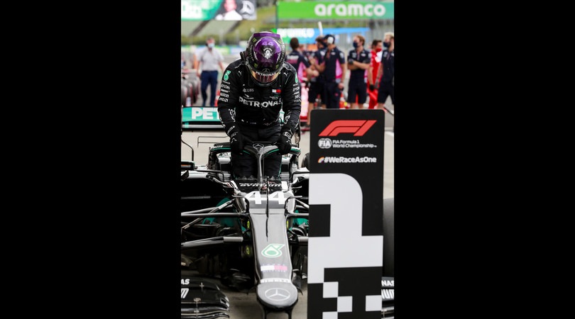 F1, Gp Ungheria: record e pole n.90 per Hamilton sull'Hungaroring FOTO