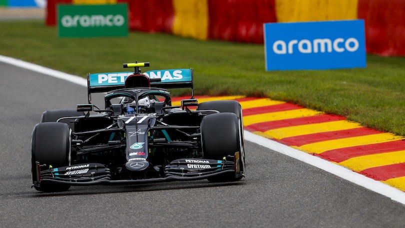 GP Belgio, FP1: Bottas si regala il miglior tempo, le Ferrari indietro col 14° e 15° tempo
