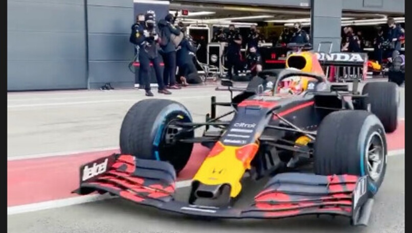 Silverstone, Verstappen alla guida della RB15