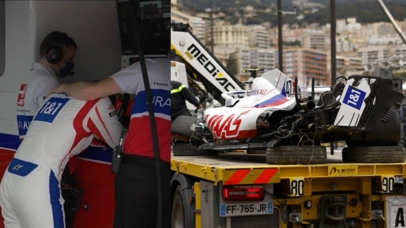 GP Monaco, Mick Schumacher va a muro e non corre le qualifiche