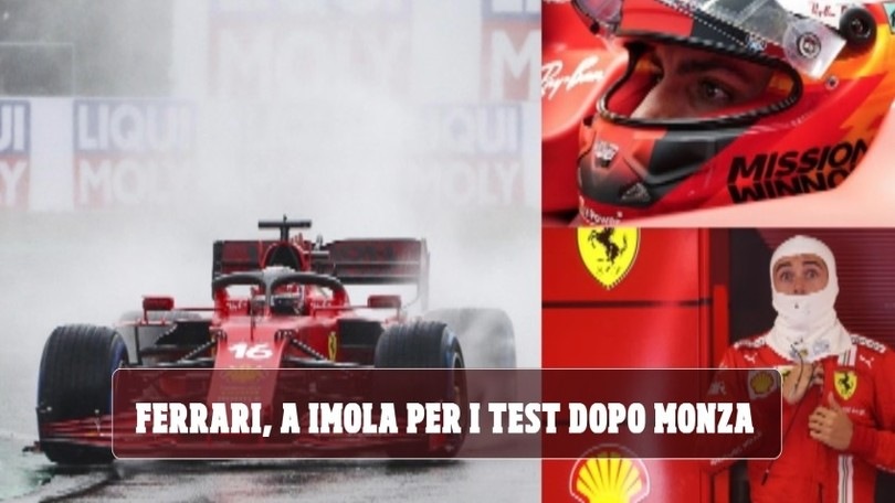 Ferrari in pista dopo il GP d'Italia: Leclerc e Sainz scatenati a Imola con la SF71H