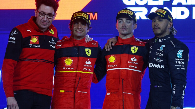 Leclerc-Sainz, è doppietta Ferrari in Bahrain!