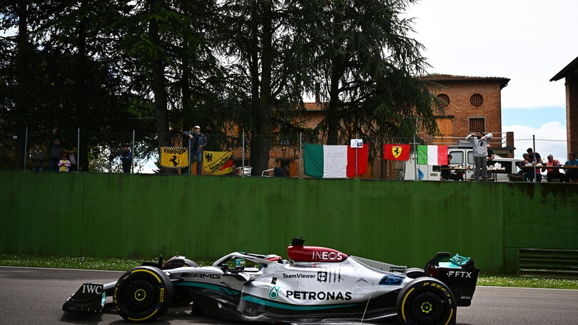 GP Emilia-Romagna, FP2: Russell davanti a tutti