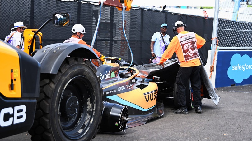 GP Miami, l'incidente di Lando Norris