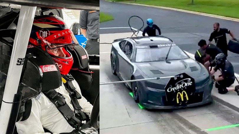 Kimi Raikkonen, il test con la Nascar negli USA