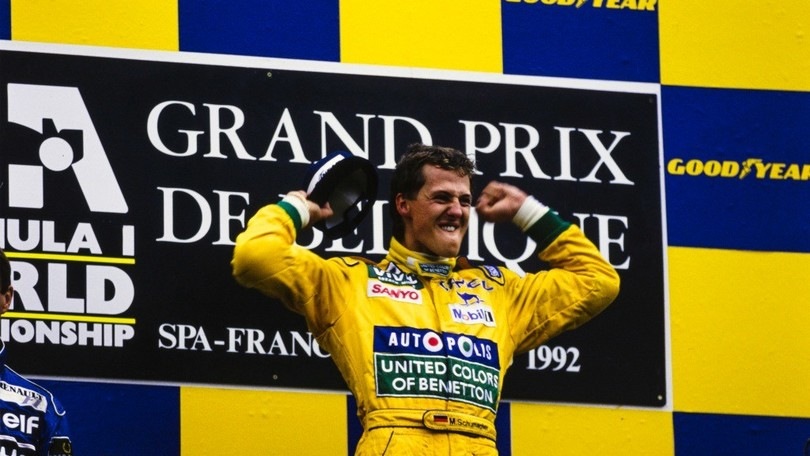 GP Belgio 1992: 30 anni fa la prima vittoria di Michael Schumacher