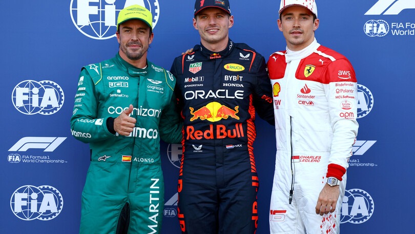 F1 Monaco: Verstappen in pole, Leclerc retrocesso in sesta posizione
