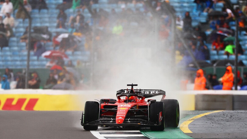 GP Gran Bretagna, FP3: Leclerc il più veloce, poi arriva la pioggia