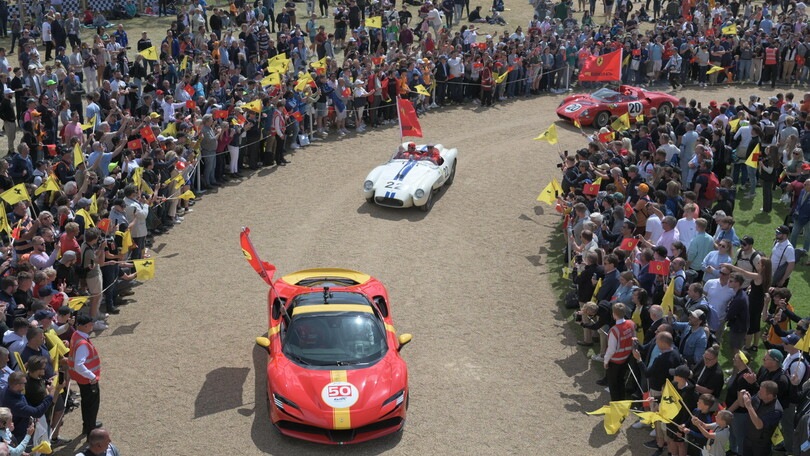 Ferrari celebra a Goodwood la vittoria di Le Mans