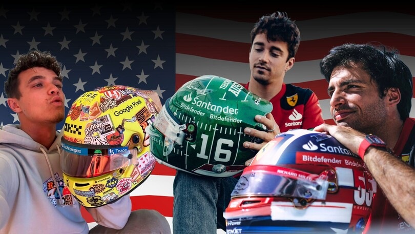 GP USA, i caschi speciali per la gara in Texas