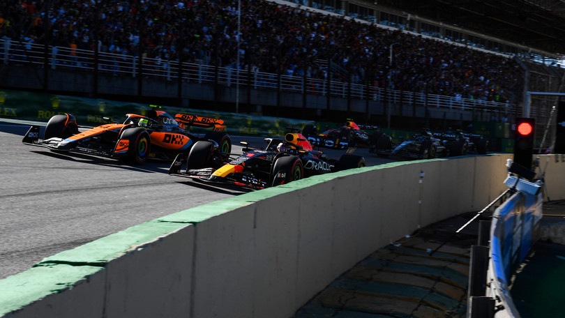 GP Brasile, Sprint Race: vince Verstappen, Norris e Perez sul podio