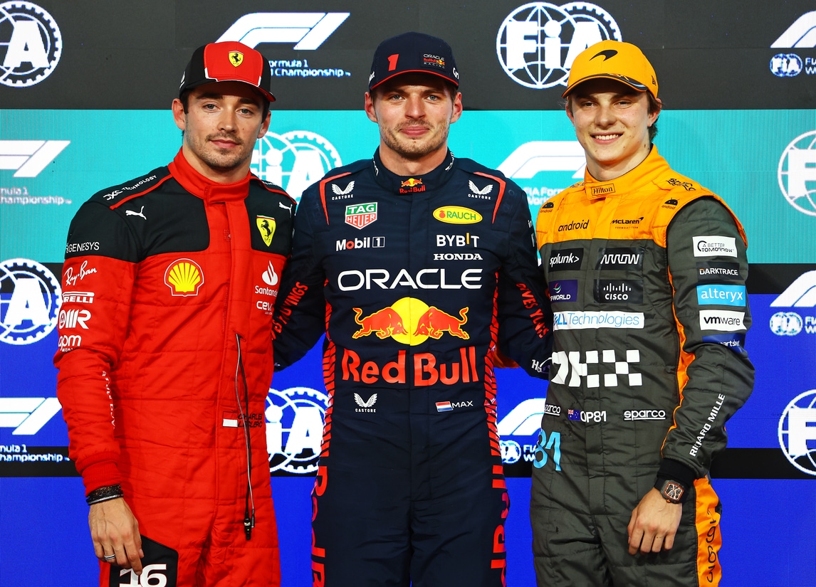 F1 Abu Dhabi: Verstappen in pole, Leclerc secondo