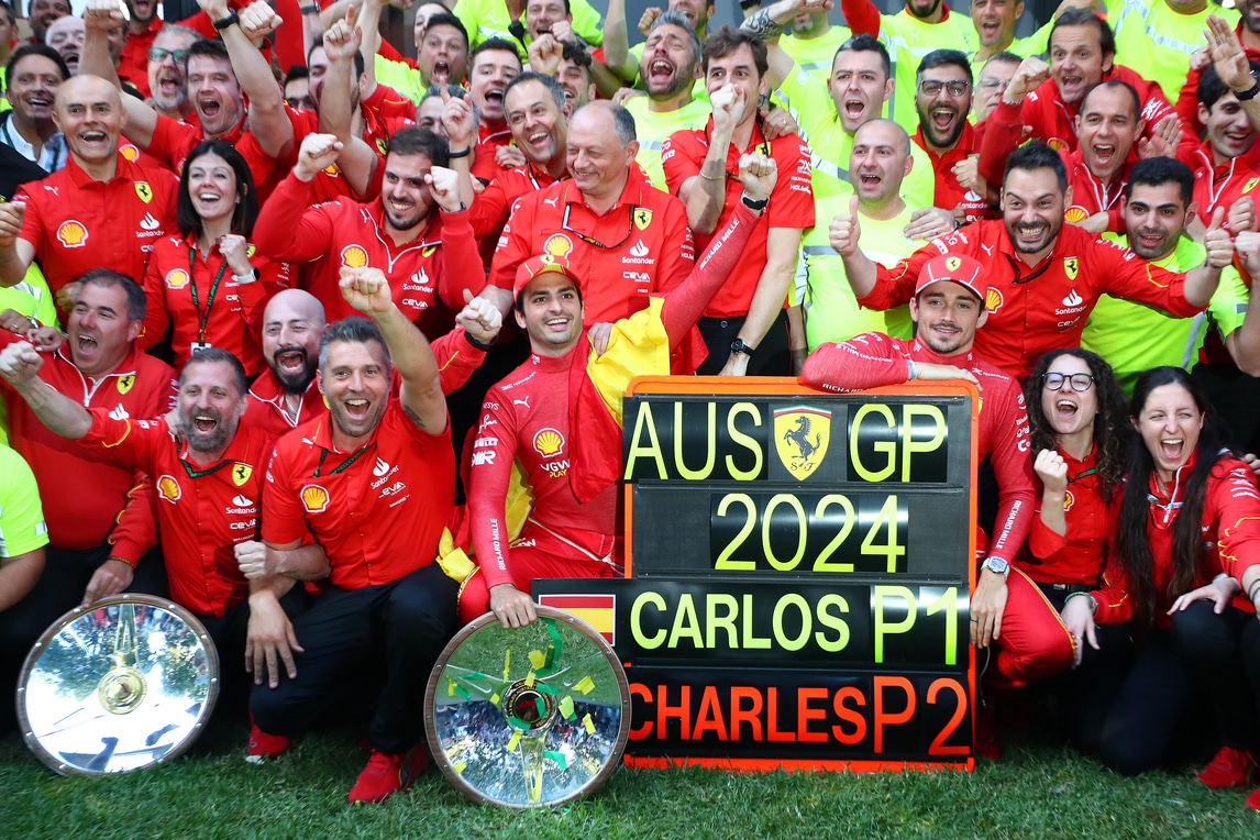 Sainz-Leclerc: dopo vent’anni è doppietta Ferrari a Melbourne!