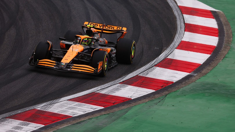 GP Cina, qualifica sprint shootout: Norris il più veloce sul bagnato