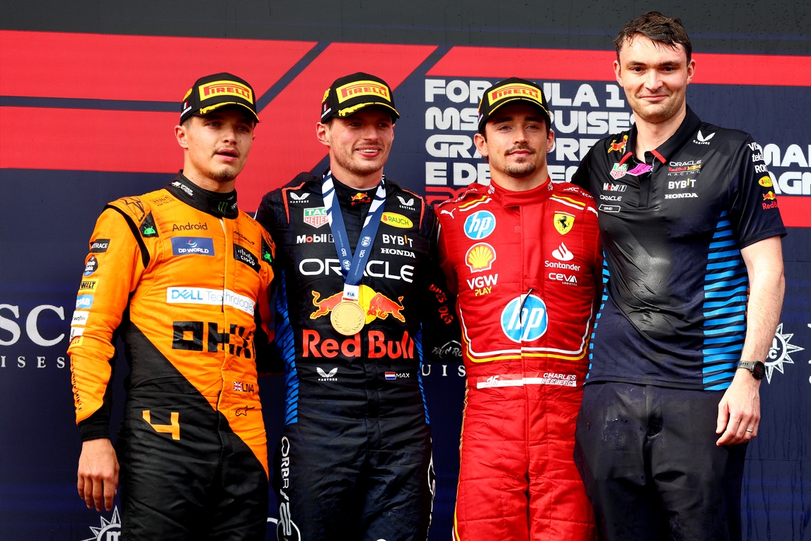 F1 Imola: vince Verstappen in volata su Norris, Leclerc terzo