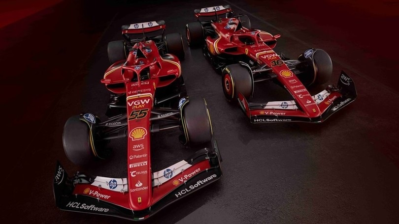Ferrari, livrea con dettagli speciali sulle SF-24 a Monza