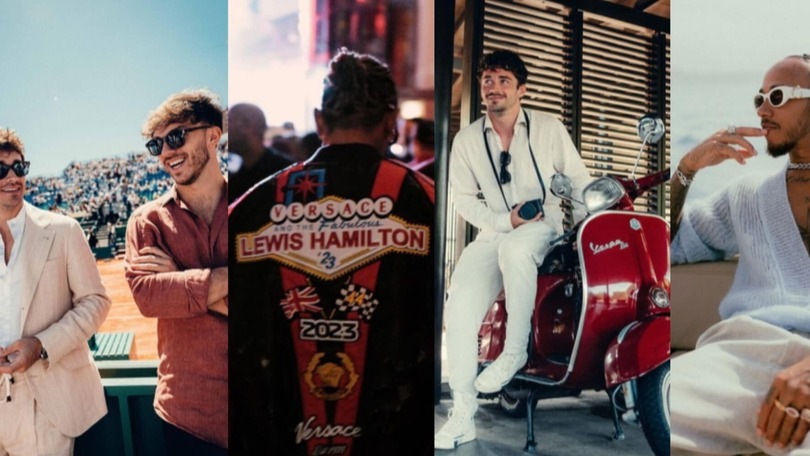 Da Hamilton a Leclerc: quando la F1 incontra la moda i look diventano virali
