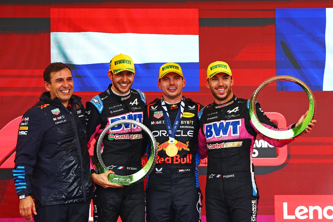 F1 San Paolo: la vittoria di Verstappen e il doppio podio Alpine
