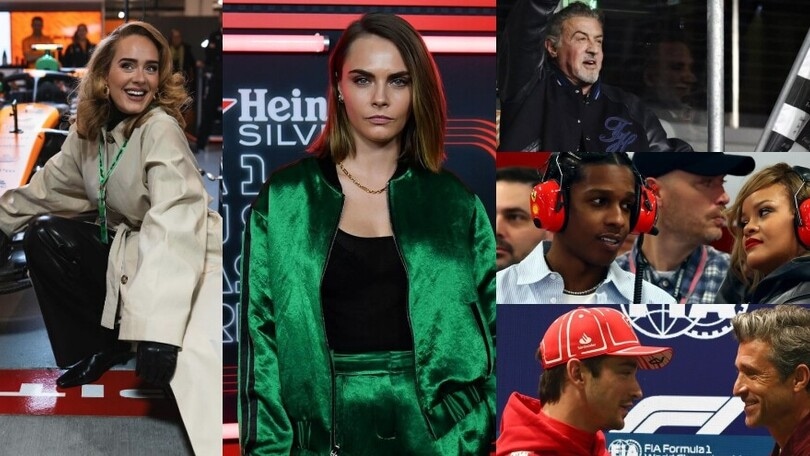 Da Stallone ad Adele, fino a Paris Hilton: tutti i super vip al GP di Las Vegas