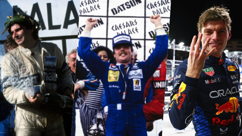 Da Rosberg a Verstappen, a Las Vegas si fa la storia