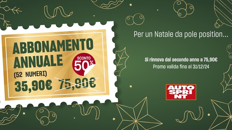 Natale con Autosprint: l’abbonamento annuale al 53%