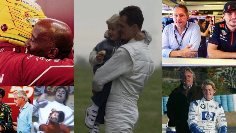 Di padre in figlio: anche la Formula 1 celebra la festa del papà