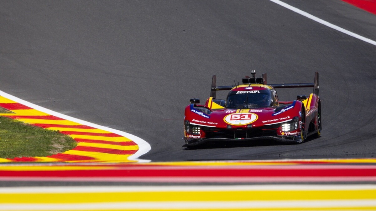 6 Ore di Spa, Eau Rouge "calda" tra Rossi e Pier Guidi