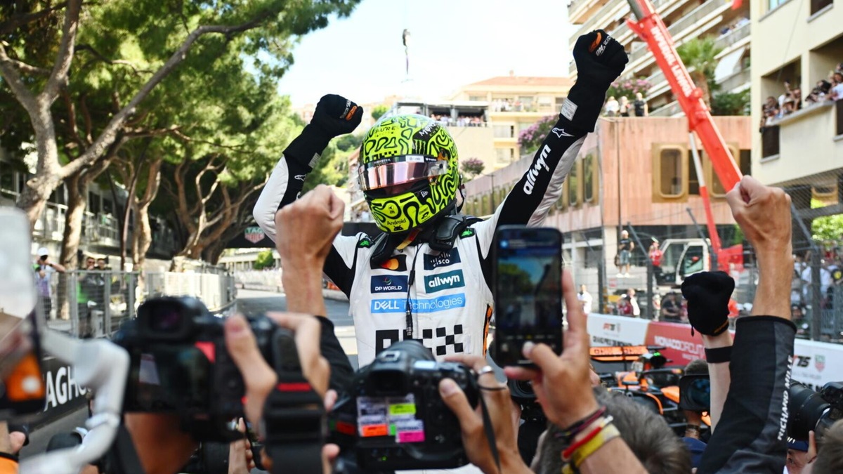 Norris: "Gli ultimi giri i più difficili, vincere Monaco un sogno che si avvera"