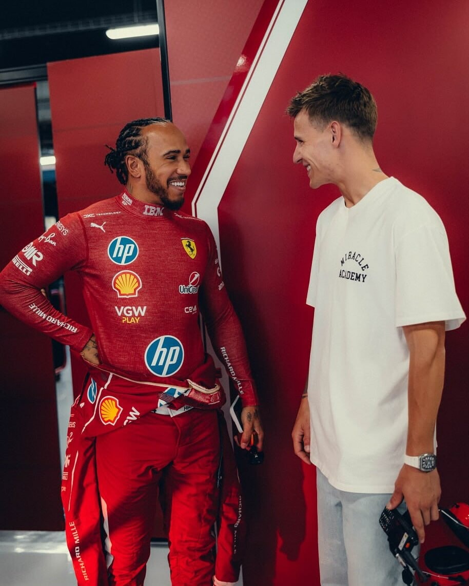 Gp Spagna, Ferrari: ospite speciale nei box della Rossa