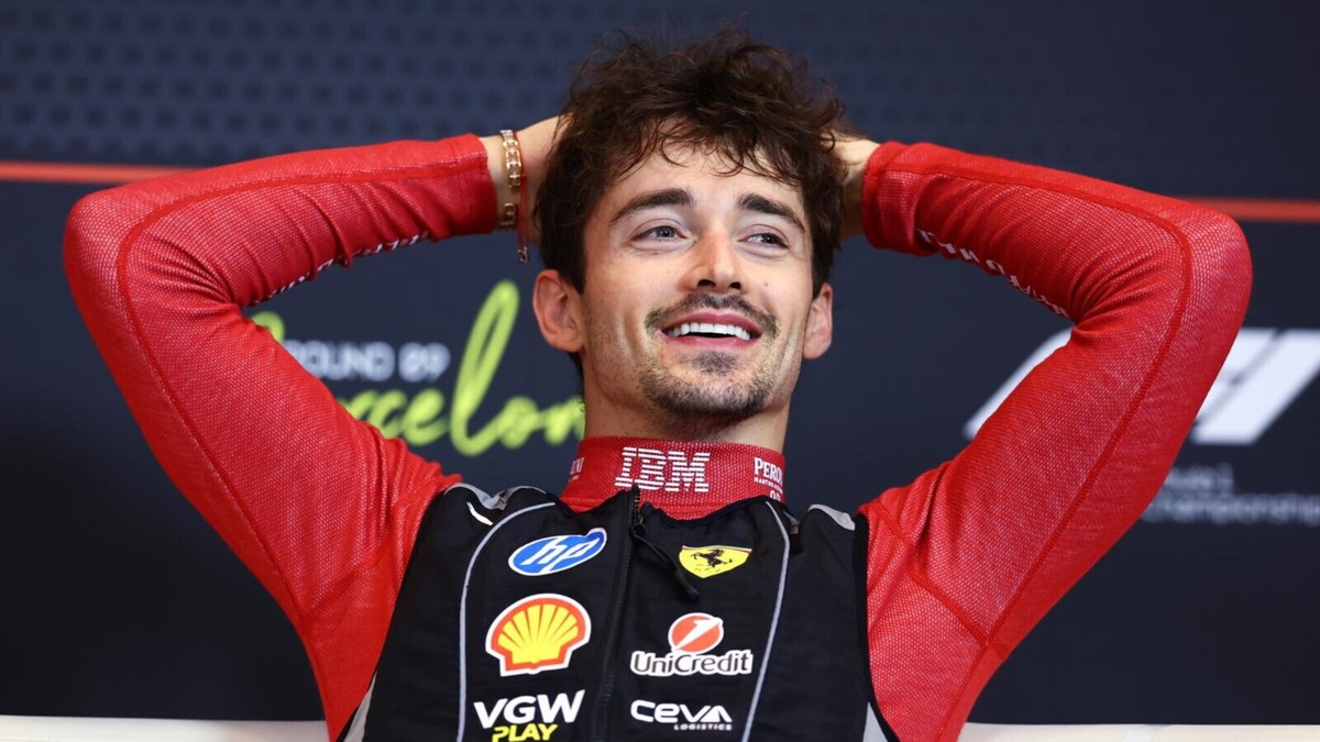 Leclerc 3° e contento in Spagna: "Abbiamo preso dei rischi, ma siamo stati fortunati"